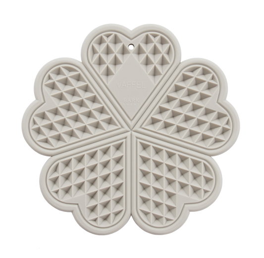 VAFFEL Lys grå NYHET